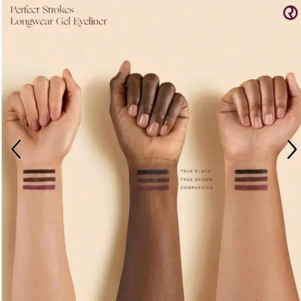NEW Rare Beauty Strokes Longwear and Waterproof Gel Eyeliner in True Black